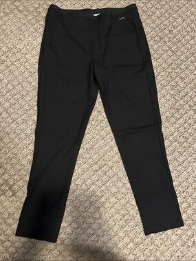 Women’s Black Ponte Ankle Pants
